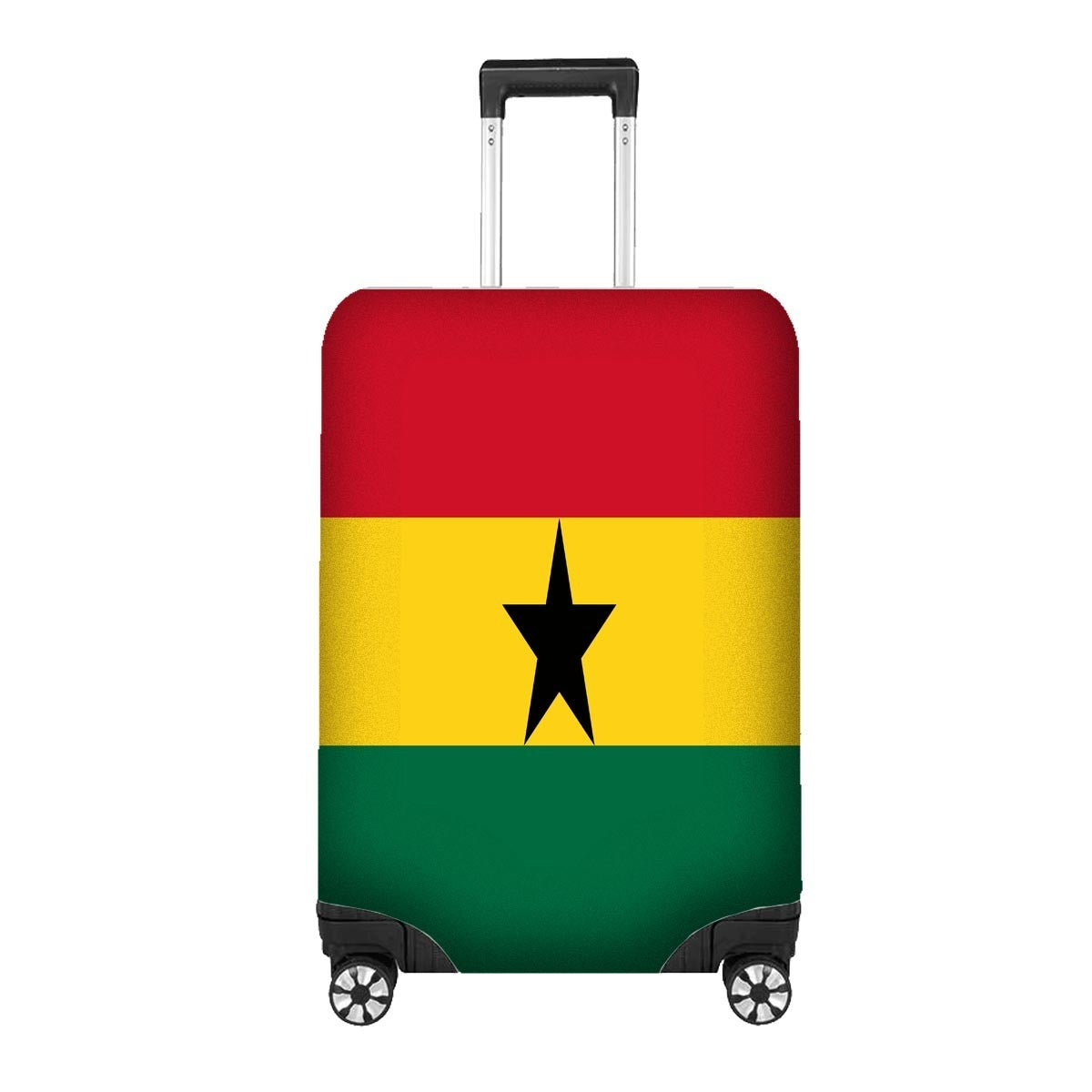 Ghana Flag Ghanaian Suitcase Cover Travel Gift Stretch Luggage Protector Custom