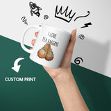 I Love Tea Bagging Rude Funny Cheeky Gift Coffee Tea Mug Coaster Option Him Her