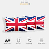 GB Flag Union Jack Flag Custom Made Soft Single Bed Duvet Cover Set Pillowcase