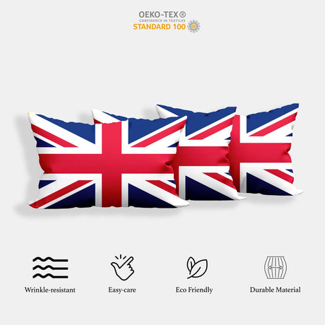 GB Flag Union Jack Flag Custom Made Soft Single Bed Duvet Cover Set Pillowcase