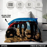 Upload Your Own Photo Personalised Customised Soft Single Size Bed Duvet Cover