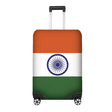 Indian Flag India Suitcase Cover Travel Gift Stretch Fit Luggage Protect Custom