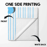 Personalised Custom Name Stripe Retro Font Soft Absorbent Beach Bath Sheet Towel