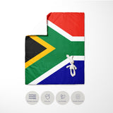 South Africa Flag Cot Bed Duvet Cover Toddler Pillowcase Design Gift Custom Cosy