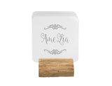 Personalised Name Scroll Border Coffee Tea Mug Gift 11oz Mug + Coaster