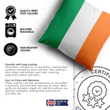 Ireland Flag Irish Tricolour Soft Square Filled Cushion Decorative Throw Gift