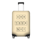 Science Chemical Alphabet Custom Name Luggage Cover Personalise Suitcase Protect