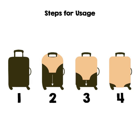 Custom Group Trip Name - Gift Custom Luggage Cover Personalise Suitcase Protect