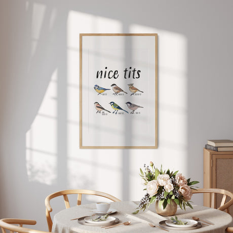 Nice T*ts Prank Funny Cheeky Wall Art Poster Picture Quantity Print Decor