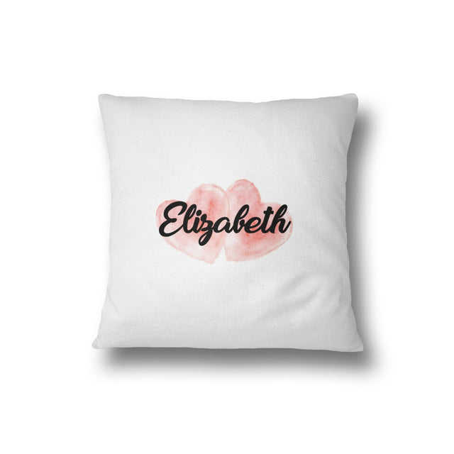 Pair of Love Hearts Filled Cushion Bedroom Decoration