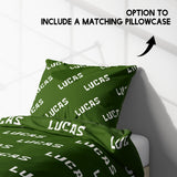 Personalised Any Name Customised Colour Soft Single Size Novelty Bed Duvet Cover