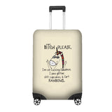 Unicorn Pee Glitter Custom Luggage Cover – Gift Personalised Suitcase Protector