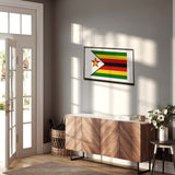 Zimbabwe Flag Patriotic Custom Wall Art - Poster Picture Print Decor Gift Home