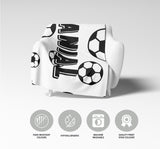 Personalised Custom Name Colour Football Fan Kids Soft Warm Fleece Blanket Decor