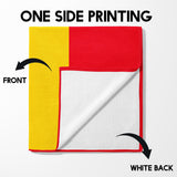 Romania Flag Patriotic Towel Highly Absorbent Beach Bath Sheet Soft Custom Gift