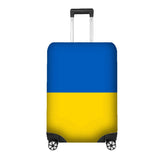 Ukraine Flag Suitcase Cover - Travel Gift Stretch Fit Luggage Protector Custom