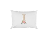Personalised Unicorn Sparkly Kids Girls Monogram Alphabet Initial Letter Pillow