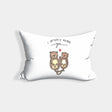 I Otterly Adore You Personalised Cheeky Funny Love Couples Romantic Pillowcase