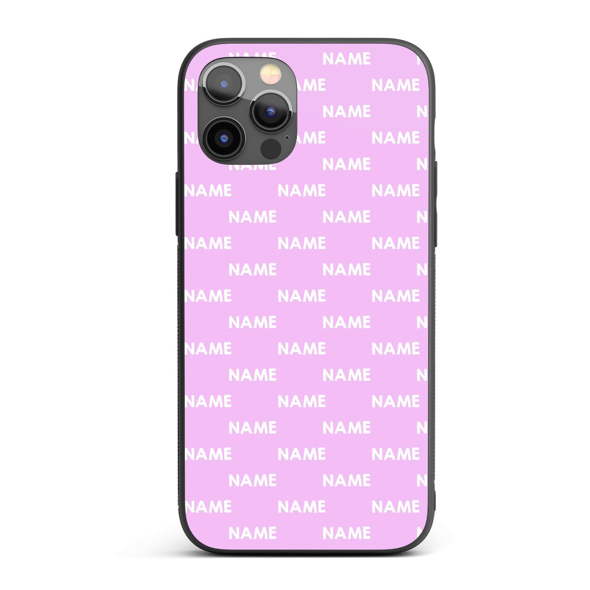 Custom Any Name Colour Font Personalised Customise Printed iPhone Black Case