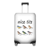 Nice T*ts Rude Funny Custom Luggage Cover Gift Personalised Suitcase Protector