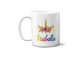 Personalised Name Unicorn Floral Coffee Tea Mug Gift 11oz Mug + Coaster