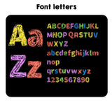 Personalised Any Name Colourful Crayon Soft Single Size Novelty Bed Duvet Cover