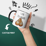 I Love Tea Bagging Heat Sensitive Magic Colour Changing Mug Novelty Drink Cup