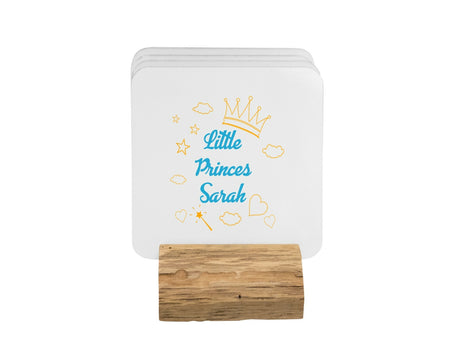 Personalised Name Little Princess Coffee Tea Mug Gift 11oz Mug + Coaster