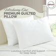 Luxury Quilted Pillows Hotel Quality Soft Cover Anti-Allergy Premium Filled