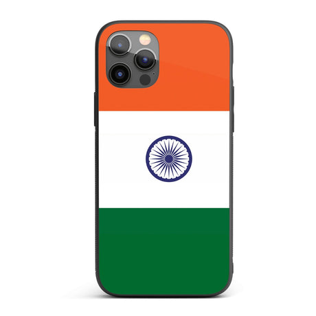 Indian Flag India Design Printed iPhone Case Black TPU Cover Protector Custom