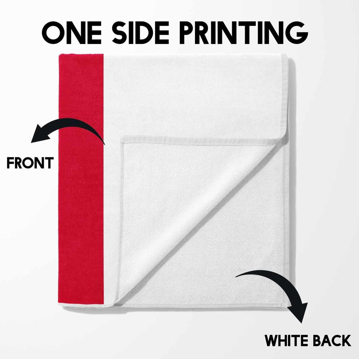 England Flag St George's Cross Custom Soft Highly Absorbent Beach Bath Sheet