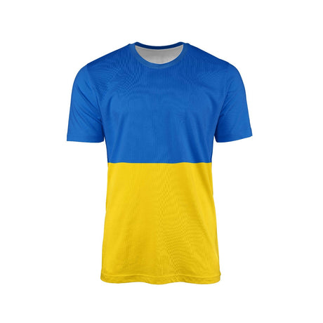 Ukraine Flag Design Custom All-Over Printed Unisex T-Shirt - Top Patriotic Tee