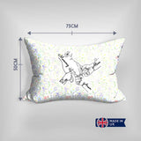 Mother's Day Gift Custom Floral Hands Name Novelty Memory Pillowcase Decor