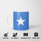 Somalia Flag Design Coffee Tea Mug Cup Set Coaster Gift Him Her Custom Patriotic