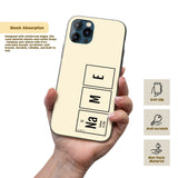 Science Chemistry Alphabet Name Personalised Custom - Printed iPhone Black Case
