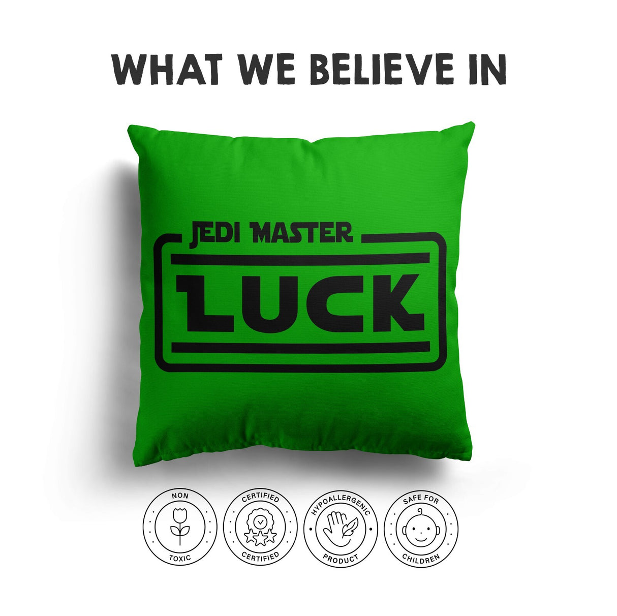 Jedi Star Wars Theme Inspired Personalised Name Square Fill Zip Cushion Throw