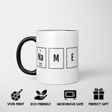 Science Chemical Table Custom Name Heat Sensitive Magic Changing Mug Novelty Cup