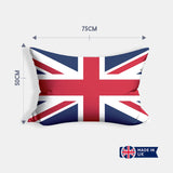 GB Flag Union Jack Flag Custom Made Soft Single Bed Duvet Cover Set Pillowcase