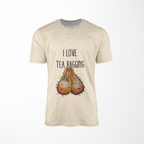 Personalised I Love Teabagging Printed T-Shirt  Custom Colour Funny Unisex Tee