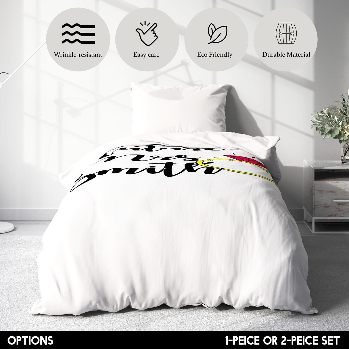 Future Mrs Fiancé Wife To Be Romantic Novelty Single Bed Duvet Cover Pillowcase