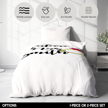 Future Mrs Fiancé Wife To Be Romantic Novelty Single Bed Duvet Cover Pillowcase