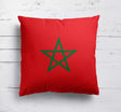 Morocco Flag Moroccan Design Filled Square Cushion Decorative Throw Gift Size