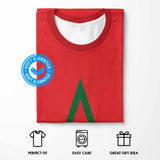 Morocco Flag Moroccan Custom All-Over Printed Unisex T-Shirt Top Patriotic Tee