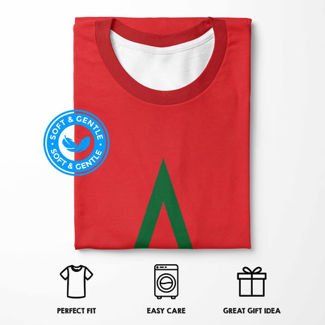 Morocco Flag Moroccan Custom All-Over Printed Unisex T-Shirt Top Patriotic Tee