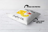 We Go Together Mac + Cheese Valentines Love Cheeky Square Filled Cushion Decor