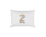 Personalised Unicorn Sparkly Kids Girls Monogram Alphabet Initial Letter Pillow