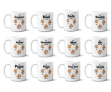Personalised Mug Gift Dad Father Day Christmas Birthday New Born Monkey 11oz Mug