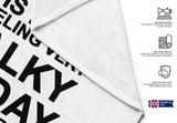 Not Very Talky Rude Funny Custom Any Colour Novelty Beach Hand Bath Sheet Towel