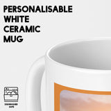 Personalised Music Player Custom Song Image Gift Coffee Tea Mug + Coaster Option