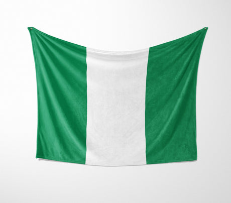Nigeria Flag Nigerian Fleece Blanket Home Decor Throw Gift Custom Made Soft Warm